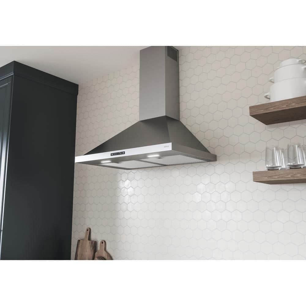 Zephyr Ombra 36" Stainless Steel Convertible Wall Mount Range Hood