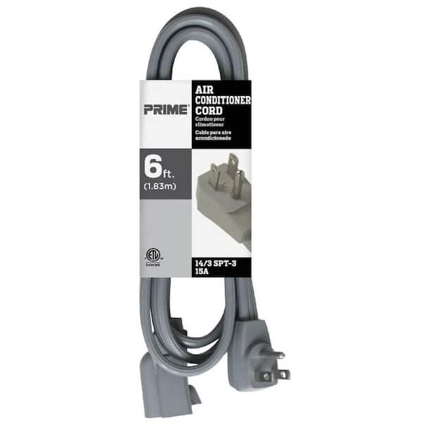Unbranded 6 ft. 14/3 SPT-3 Gray Air Conditioner Cord