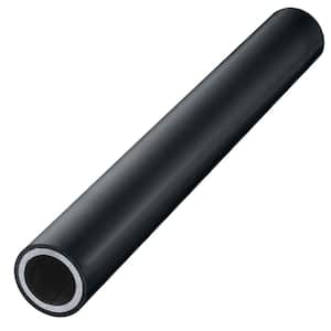 95 in. PVC Black ADA Handrail with Aluminum Insert