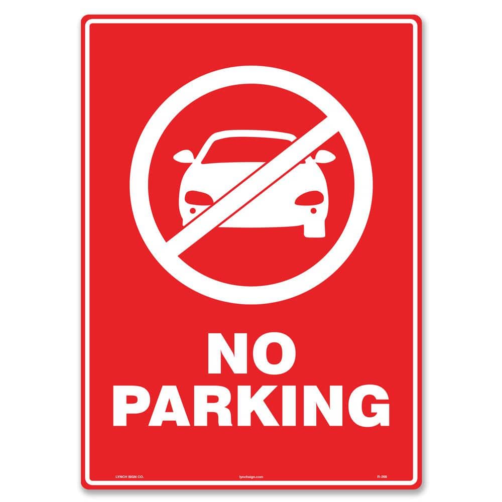 10 in x 14 in. No Parking Sign Printed on More Durable Longer-Lasting Thicker Styrene Plastic. price history on PriceWatchPro