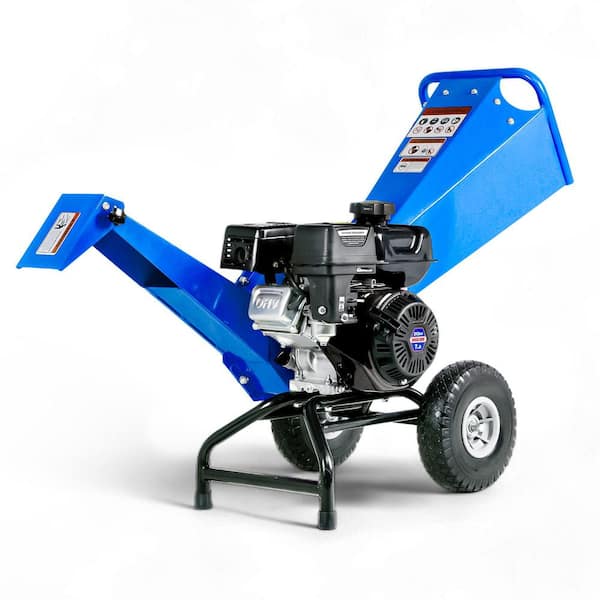 Landworks 3 Inch Max Capacity 7 HP Gas Powered Wood Chipper
