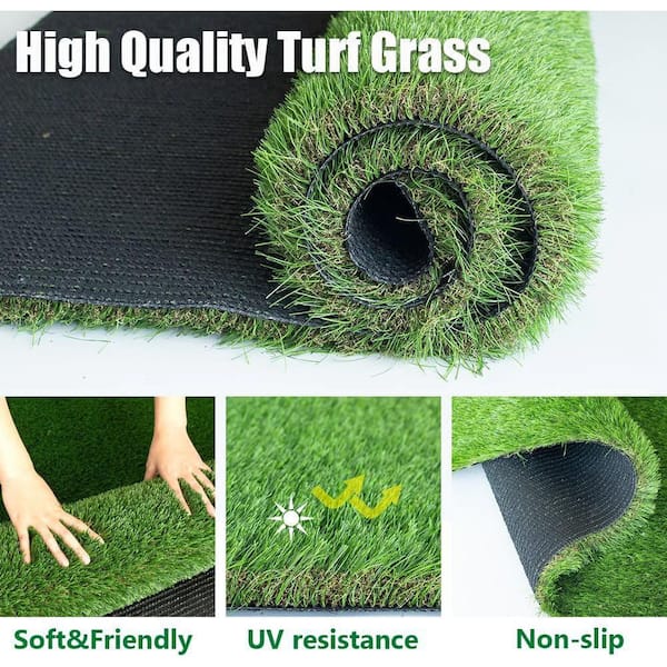 LITA ECO Ultra Thick 4 ft. W x Cut to Length Green Artificial