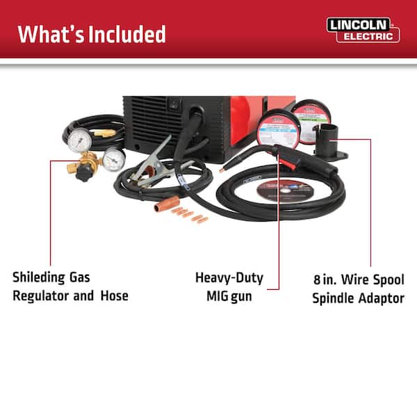 Lincoln Electric 120-Volt 140-Amp Multi-process Wire Feed Welder