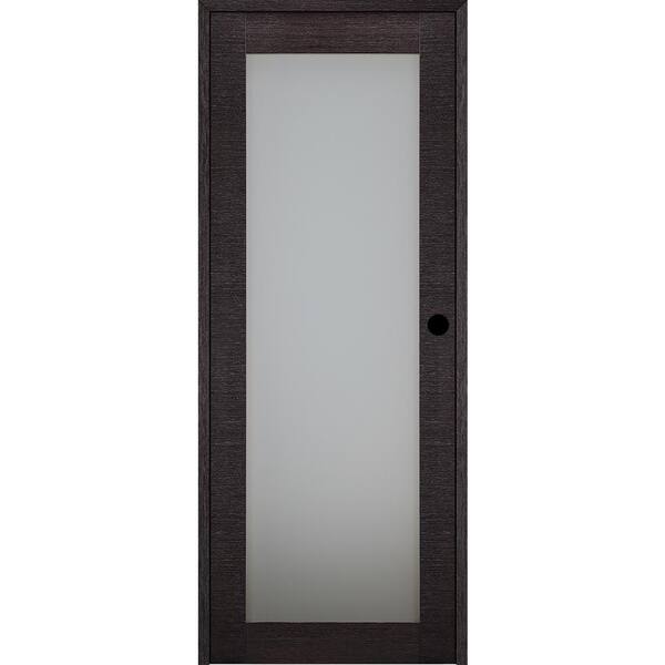 Belldinni Avanti 207 36 in. x 84 in. Right-Hand Frosted Glass Solid ...