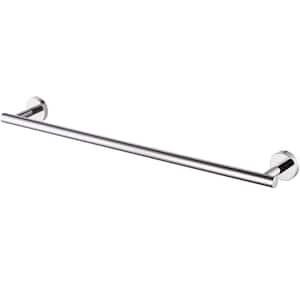 24 in. Wall Mount Towel Bar in Stainless Steel Polished Chrome