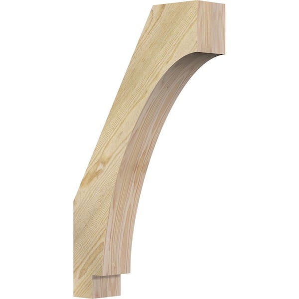 Ekena Millwork 4"W x 16"D x 28"H Imperial Rough Sawn Knee Brace, Douglas Fir