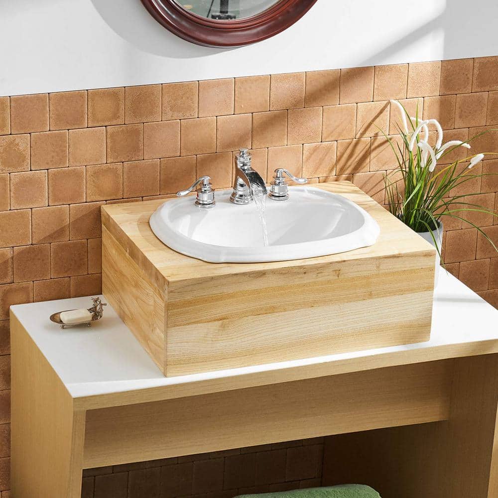 Chrome Widespread Double Handle Waterfall Bathroom Faucet