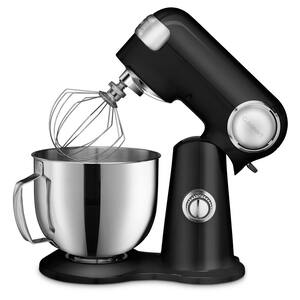 Precision Master 5.5 Qt. 12-Speed Black Stand Mixer with Accessories