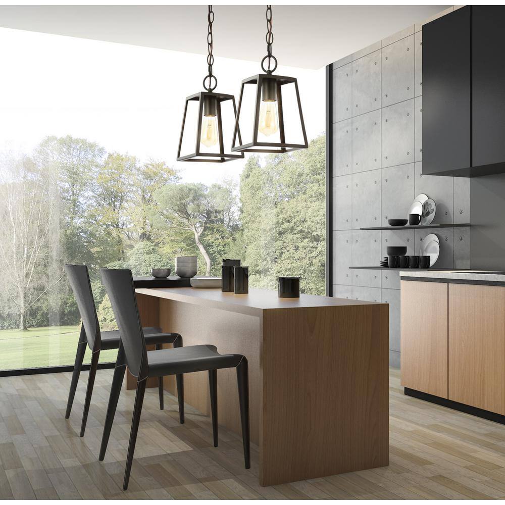 Ira 6.25" Oil Rubbed Bronze LED Pendant Light