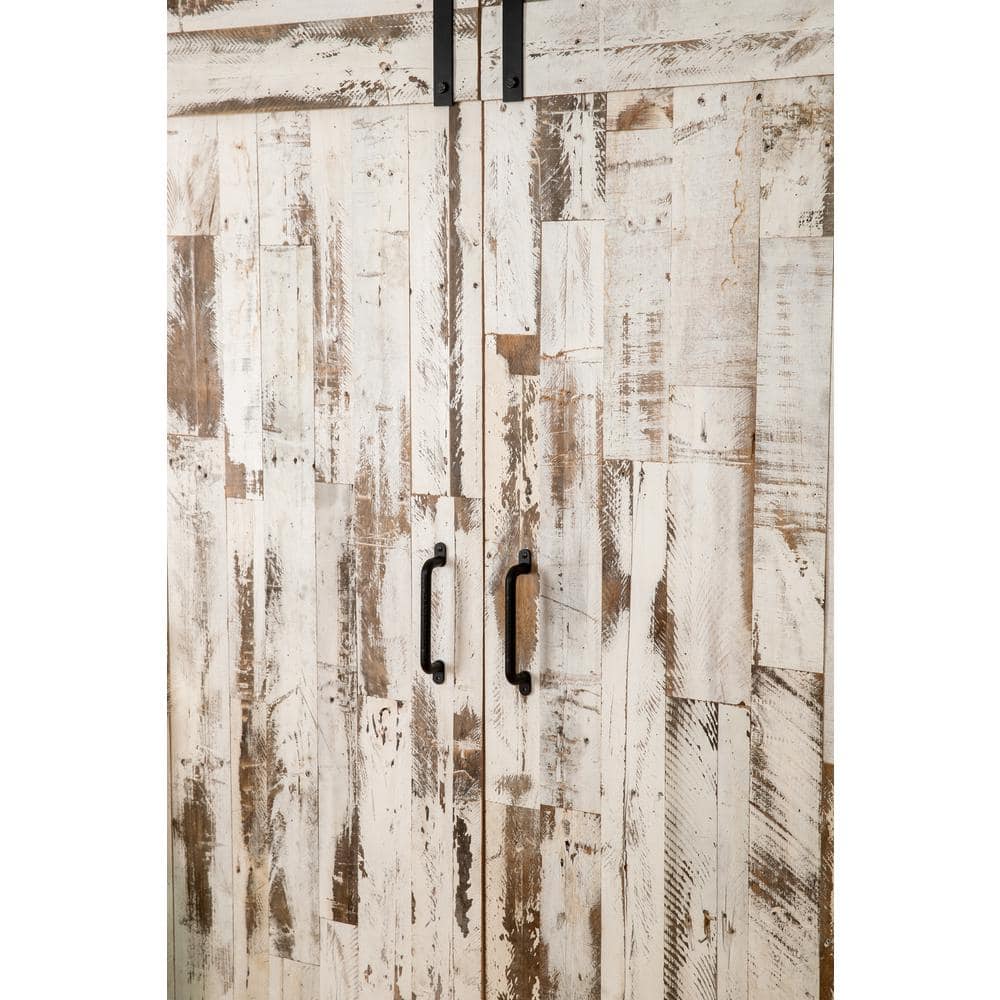 Vintage Harvest Whitewashed Barnwood Wall Paneling Kit
