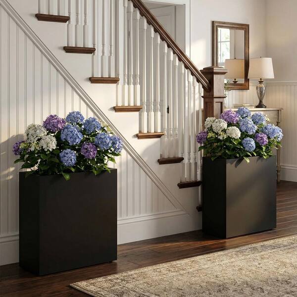 Dovelina 10 in. L x 24 in. W x 30 in. H Rectangular Metal Flower