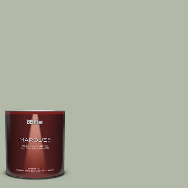 BEHR MARQUEE 1 Qt. N3903 Jojoba OneCoat Hide Matte Interior Paint