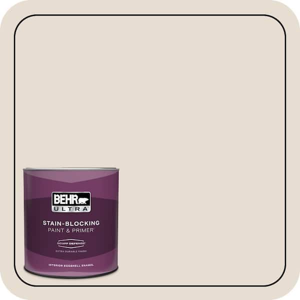 BEHR ULTRA 1 qt. #ICC-11 Designer White Extra Durable Eggshell Enamel Interior Paint & Primer