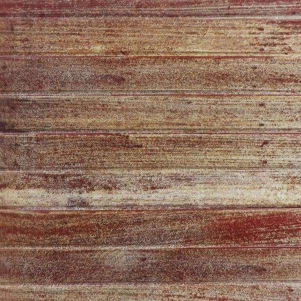 Designer Panel 1015 Wood 2 ft. x 2 ft. PVC Textured Faux Wood Plank Drop In Ceiling Tile (40 sq. ft./case)