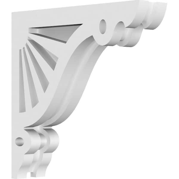 Ekena Millwork Marshall 1.5 in. W x 8 in. H x 8 in. D Signature Urethane Polyurethane Corbel