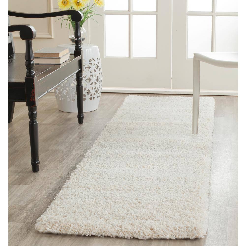 Milan 2 X 16 Ivory Solid Color Runner Rug price history on PriceWatchPro