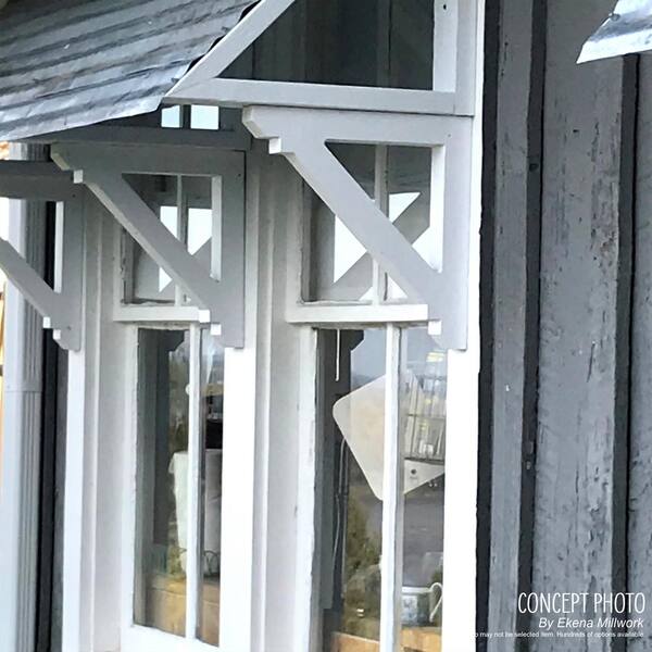 thumbnail image 2 of Ekena Millwork 3-7/8 In. X 5-1/4 In. X 27 In. Primed Polyurethane Odessa Extra Large Corbel Cor03x05x27od 2 of 12