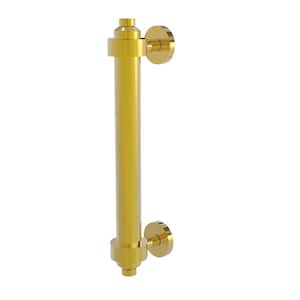 8 in. Center-to-Center Door Pull in Polished Brass