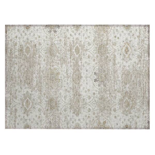 Chantille Machine Washable Indoor/Outdoor Abstract ACN3100 Ivory 2 ft. x 3 ft. Accent Rug