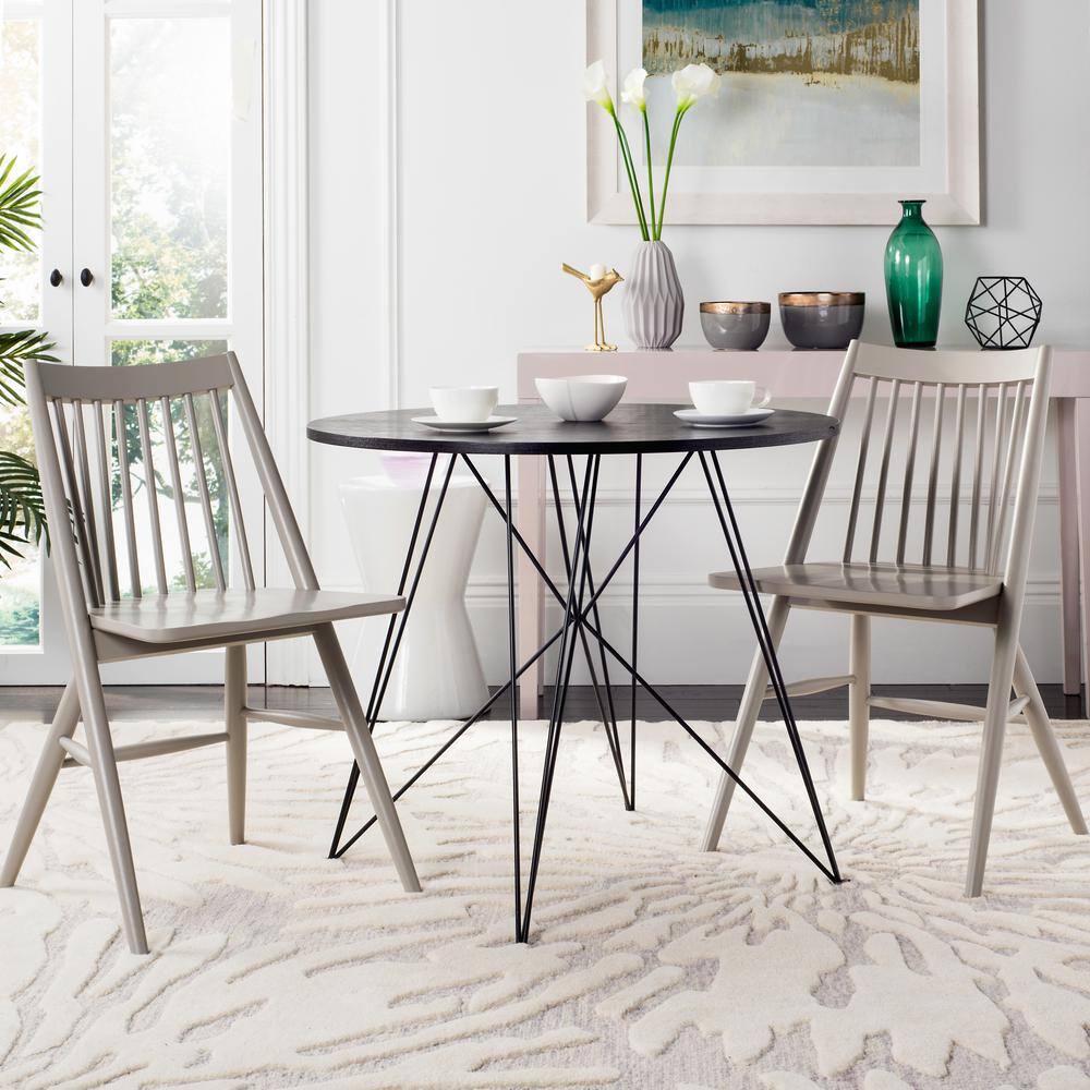 Wren 34" High Gray Wood Spindle Side Chair