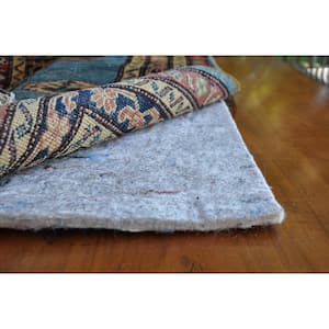 Natural Comfort 5 ft. x 7 ft. Rectangle Felt Cushioned 1/4 in. Thickness Dual Surface Non-Slip Rug Pad