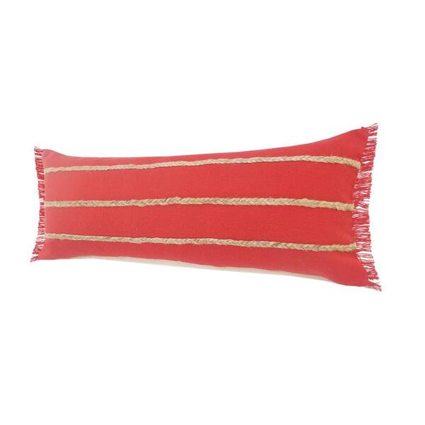 Red and tan discount pillows