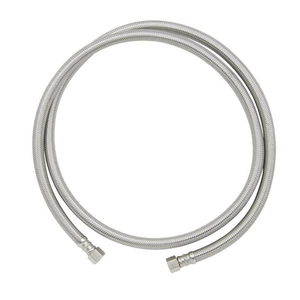 Plumbshop 3/8 in. Compression x 3/8 in. Compression x 60 in. Braided Stainless Steel Dishwasher Supply Line