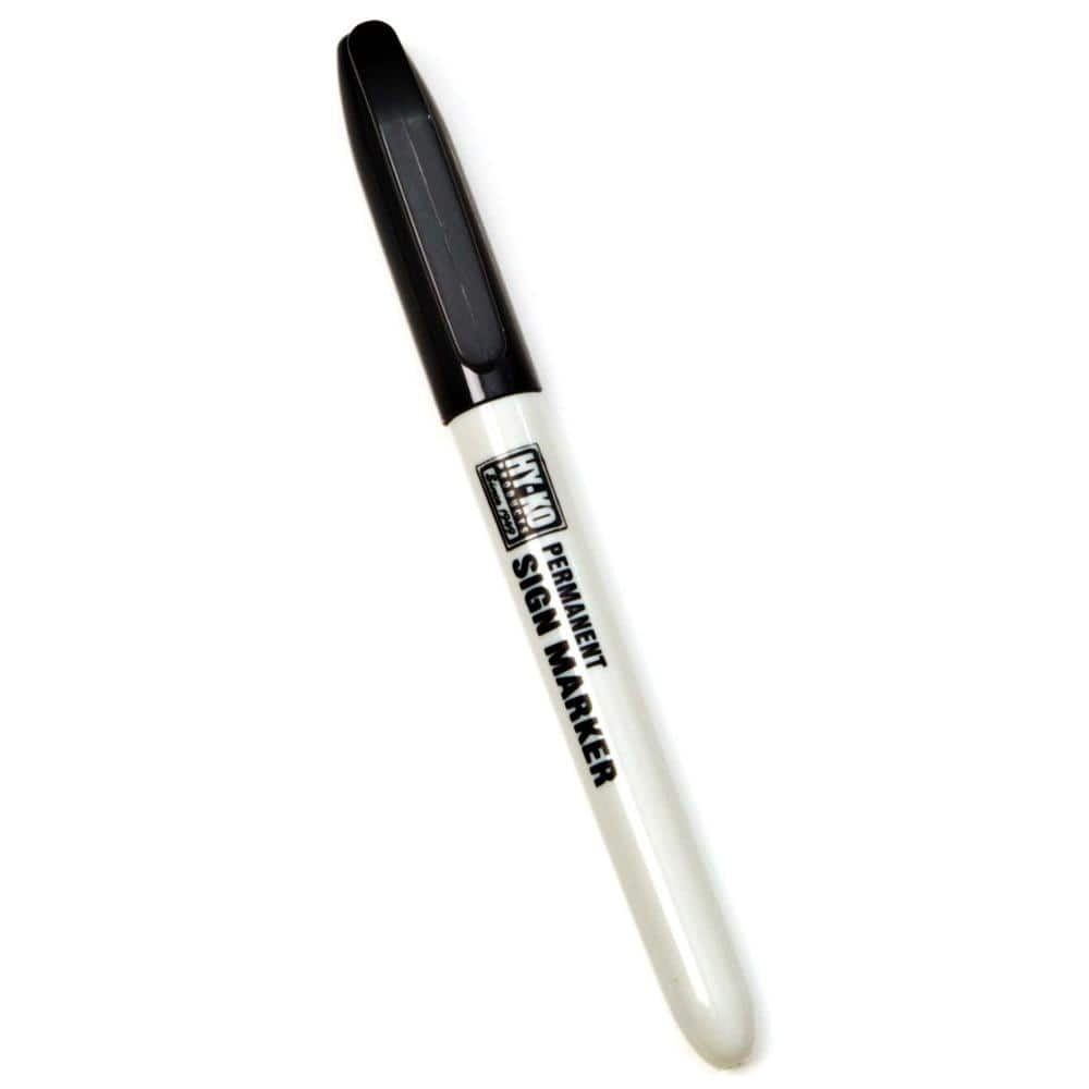 Black Fine Point Permanent Markers (2-Pack)