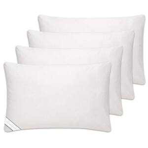 Cotton Soft Duck Feather Standard Pillow Set of 4