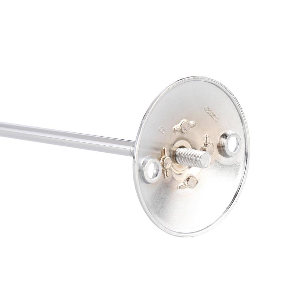 Polished Brass 28-Inch Ceiling Support with Flange