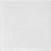 À LA MAISON Kensington Gardens Foam Ceiling Tiles - Glue-Up Plain White, Pack Of 8 Covers 21.6 Sq Ft - View #13