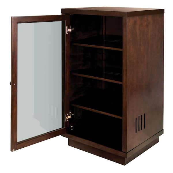 Bell O Arbordale 24 In Audio, Small Stereo Cabinets With Glass Doors