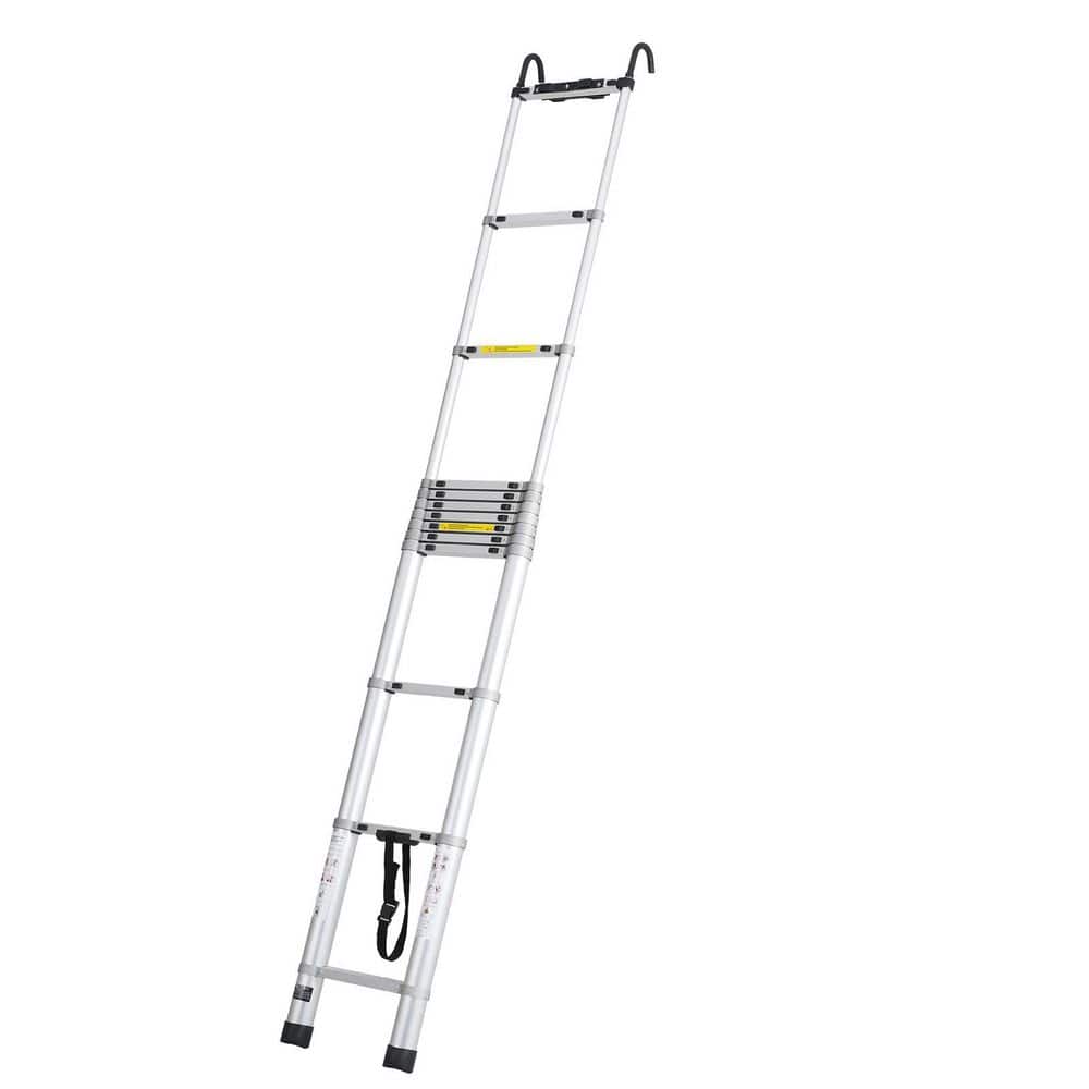 SKYSHALO Telescoping Ladder, 16.5 ft. Aluminum Extension Ladder 16.5 ft ...