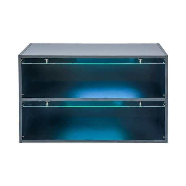 5-Tier Modern Shoe Cabinet with RGB Light, Shoe Storage Organizer Acrylic  Doors