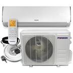 Low-Ambient 12,000 BTU 1 Ton 19 SEER Ductless Mini Split Wall Mounted Inverter Air Conditioner with Heat Pump 208/230V