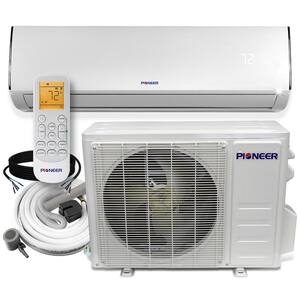 Low-Ambient 18,000 BTU 1.5 Ton 19 SEER Ductless Mini Split Wall Mounted Inverter Air Conditioner with Heat Pump 208/230V