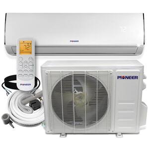Low-Ambient 24,000 BTU 2 Ton 18 SEER Ductless Mini Split Wall Mounted Inverter Air Conditioner with Heat Pump 208/230V