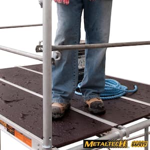 7 ft. x 19 in. Aluminum Scaffold Platform with Anti-Slip Plywood Deck