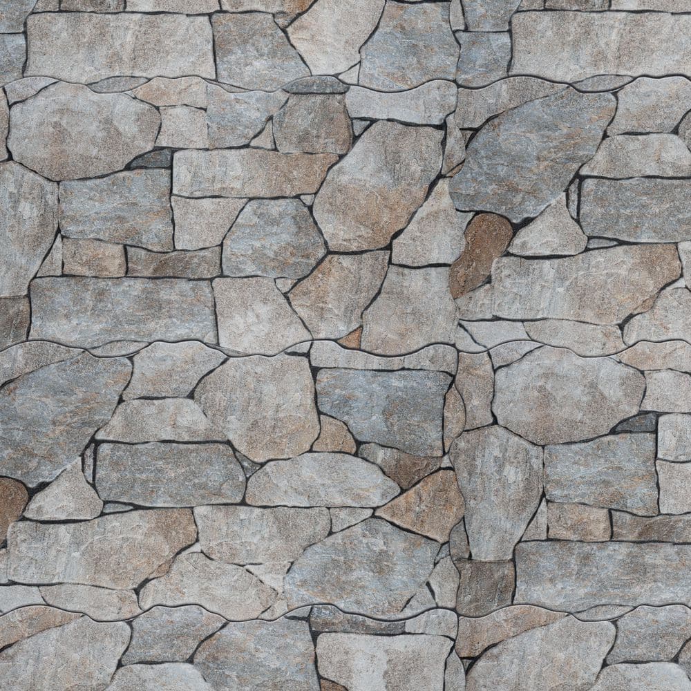 Merola Tile Andorra Gris 10-3/8 in. x 18-3/4 in. Ceramic Wall Tile