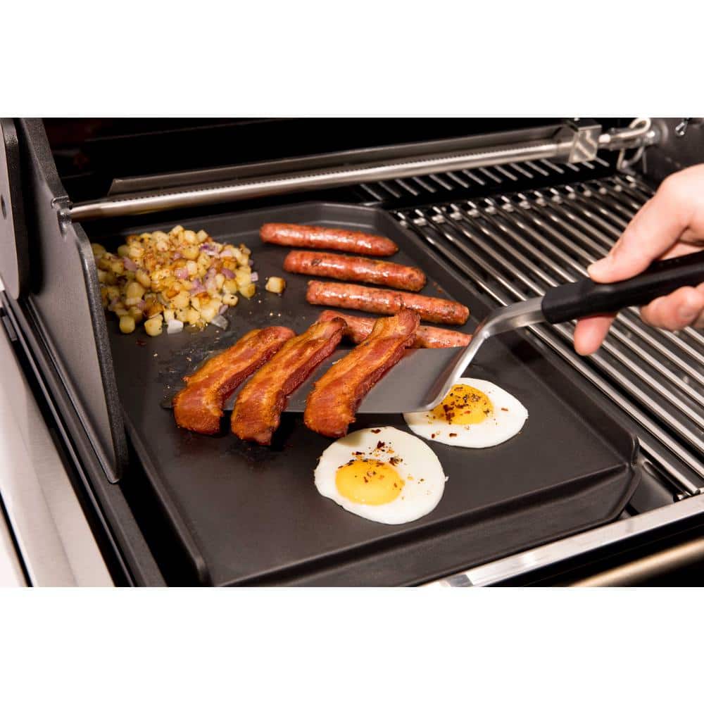 Black Matte Porcelain Coated Cast Iron Plancha