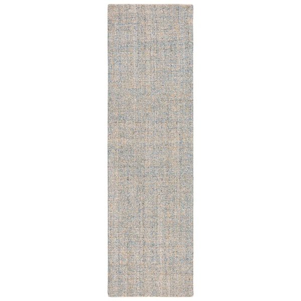 SAFAVIEH Abstract Blue/Gold 2 ft. x 8 ft. Abstract Striped Runner Rug