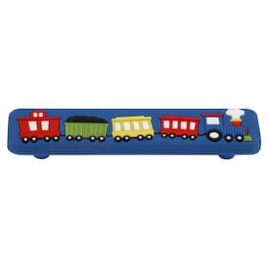 Kids Corner Collection Train 3 in. (96 mm) Center-to-Center Multi-Colored Cabinet Pull