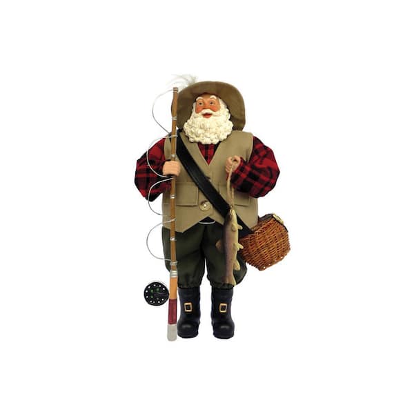 12 in. Fly Fishing Santa