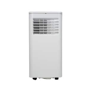6,000 BTU Portable Air Conditioner Cools 300 Sq. Ft. with Dehumidifier, Wheels and Remote in White