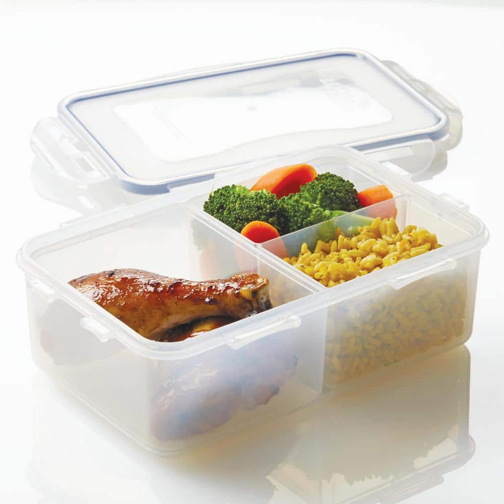 LocknLock Easy Essentials On the Go Meals Divided Rectangular 27 Oz. Food  Storage Container & Reviews
