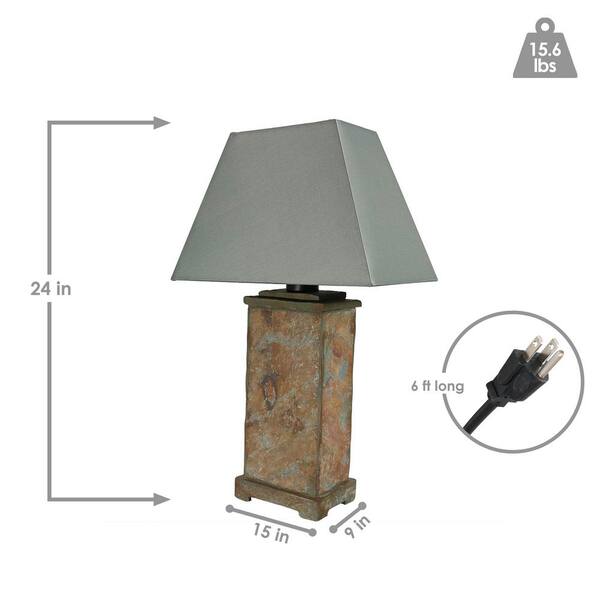 Slate table hot sale lamp