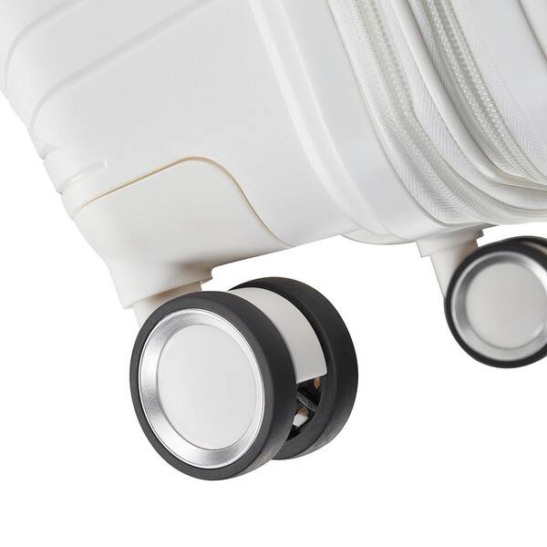 OLUMAT 4-Piece White-1 Security and Convenience Luggage Set FO-LS