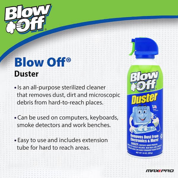 2-PACK Blow Off 10oz Rubber Rejuvenator and Cleaner Office Spray Can,  AR-AR1-2