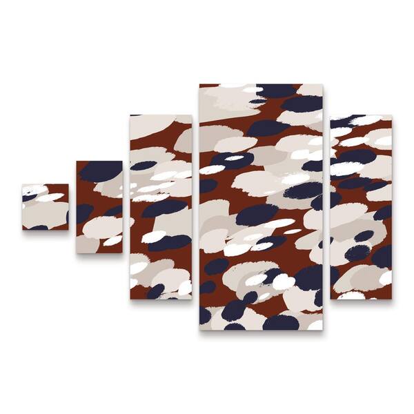 Trademark Fine Art Tree Child Berry Pattern Square Multi Panel Unframed Photography Wall Art 32 in. x 44 in.