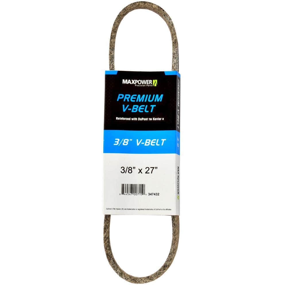 MaxPower 3/8 in. x 27 in. Premium V-Belt 347432 - The Home Depot